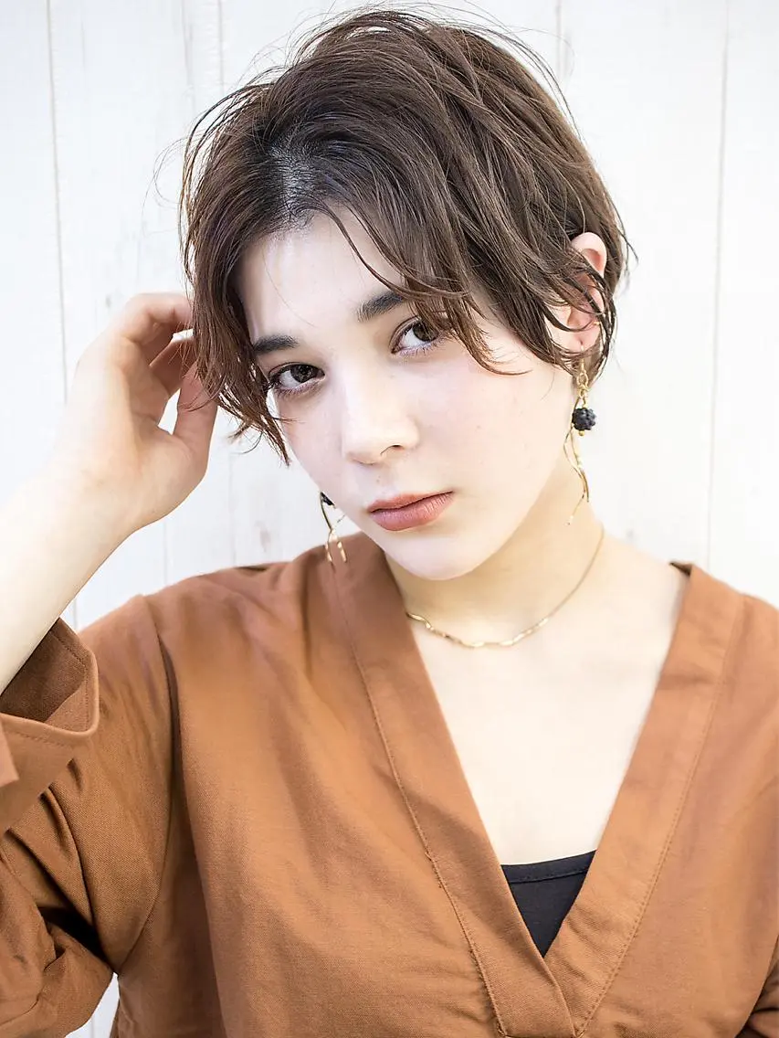 ショート カラー ヘアアレンジ ベージュカラー ブリーチ ケアブリーチ カシス ダブルカラー カット パーマ ヘアセット ✨🧸チバ ダイスケ🧸✨のヘアスタイル