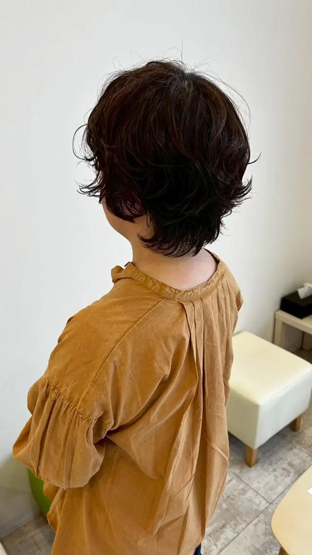 ショート パーマ パーマ特化✨/肥後 有紗のヘアスタイル