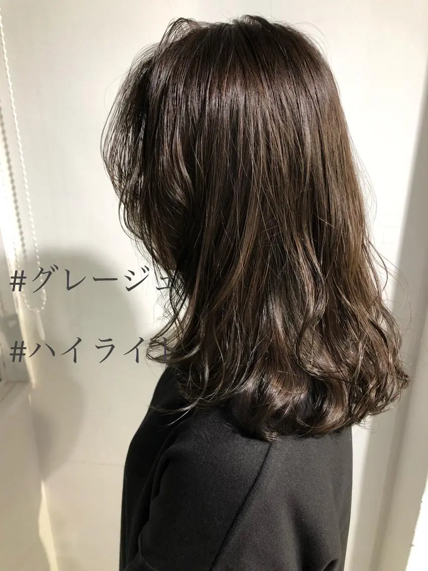 セミロング カラー パーマ レイヤーボブ/ボブ 仲川和人のヘアスタイル
