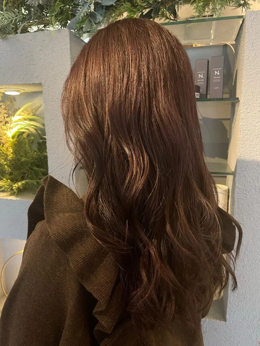 ロング カラー ブラウンカラー モカブラウン sato ayaka |透明感カラー🫧のヘアスタイル
