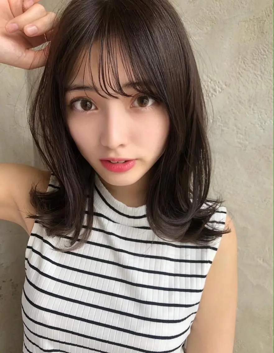 セミロング カット ヘアカラー トリートメント エリア1位⭐️ けんとのヘアスタイル