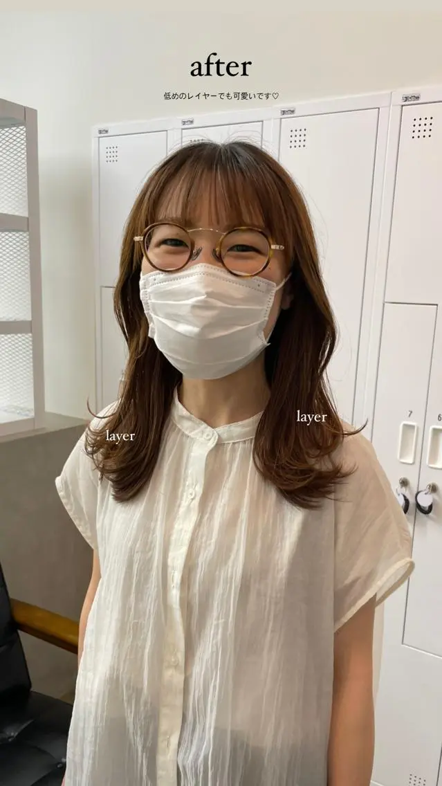 ロング 立野 莉央のヘアスタイル