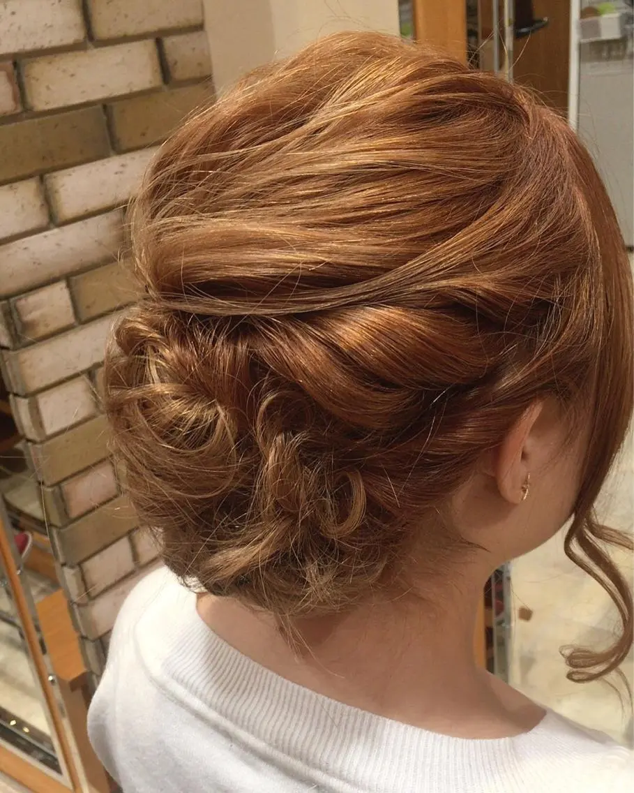 セミロング ヘアアレンジ G LUX 清水のマツエク・マツパデザイン