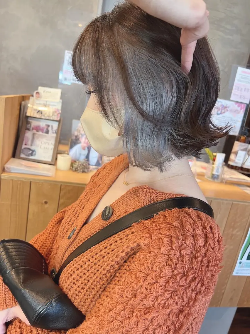 ミディアム ヘアカラー トリートメント 具志 正太のヘアスタイル