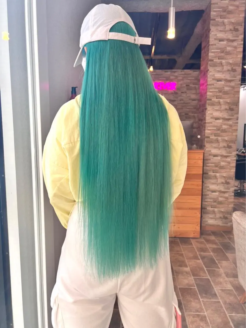 ロング カラー ヘアカラー&縮毛矯正 STAR☆RIVERのヘアスタイル