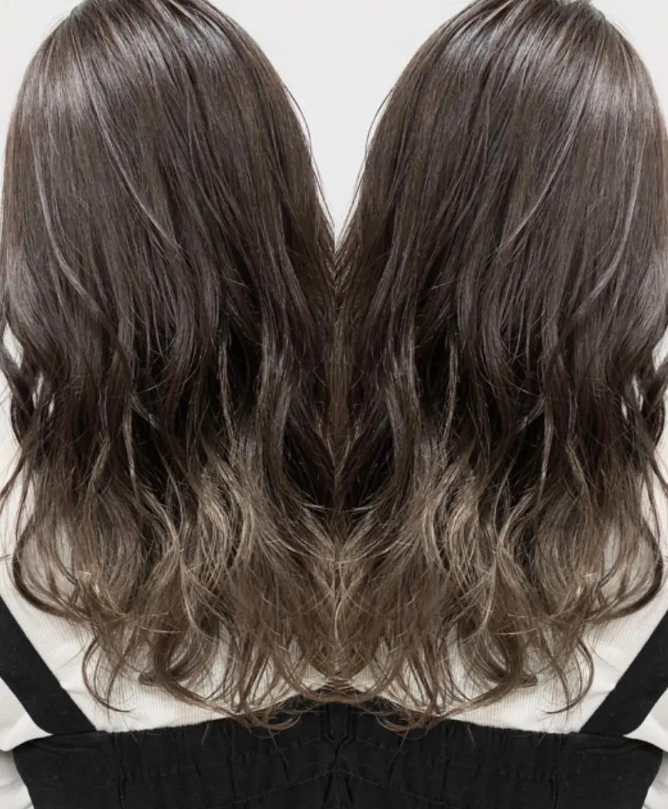 セミロング 🫧艶髪カラー🫧 森本くるみのヘアスタイル