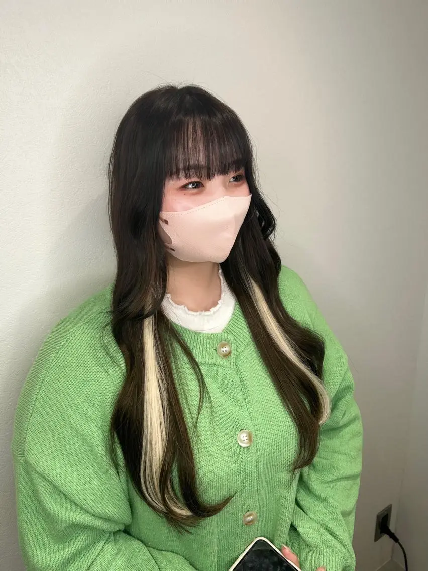 ショート ボブ エクステ ヘアカラー エクステ ENA💗NEXT /ハイトーンエクステのヘアスタイル