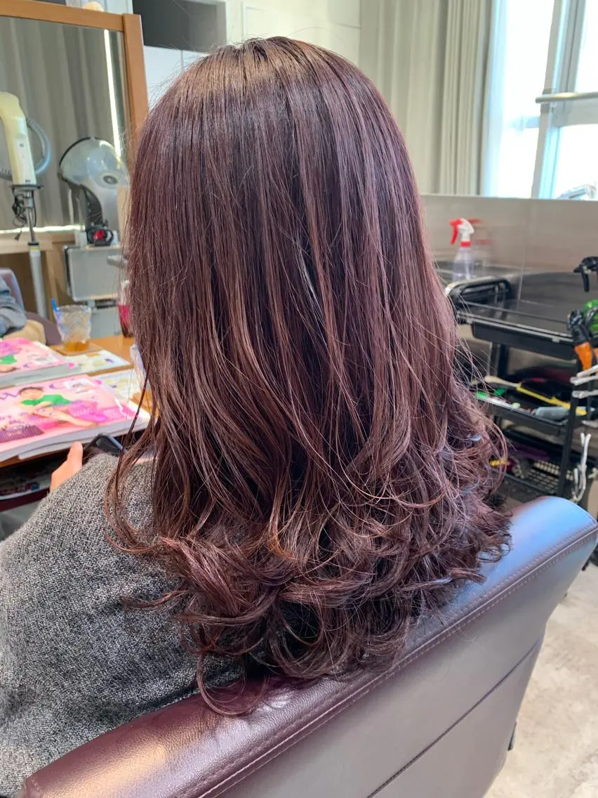 ロング カラー HAREru. モデル募集【戸塚】のヘアスタイル