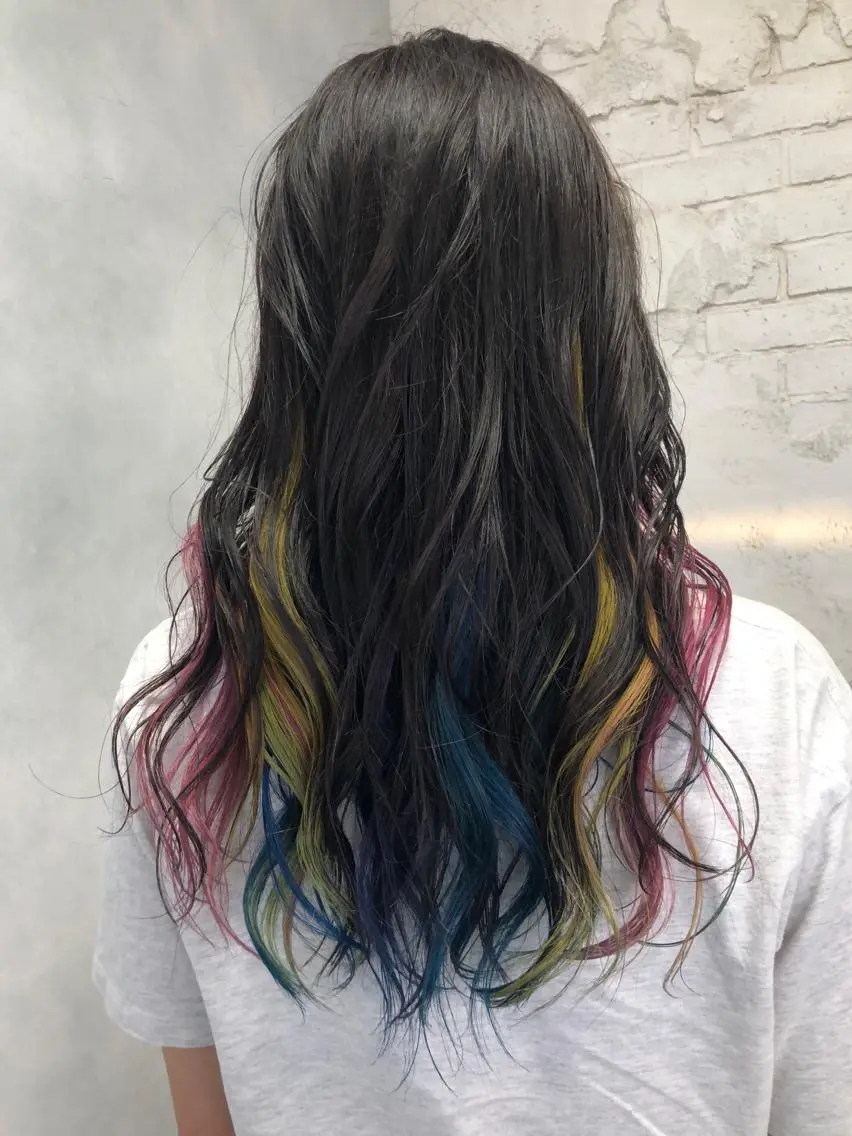 ロング カラー ヘアカラー トリートメント welring hair salonのヘアスタイル
