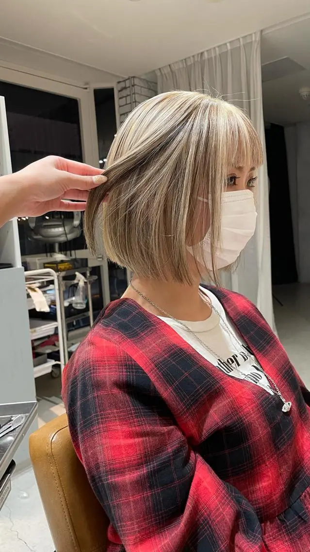 ショート 大阪韓国ヘア 🦋RINKAのヘアスタイル