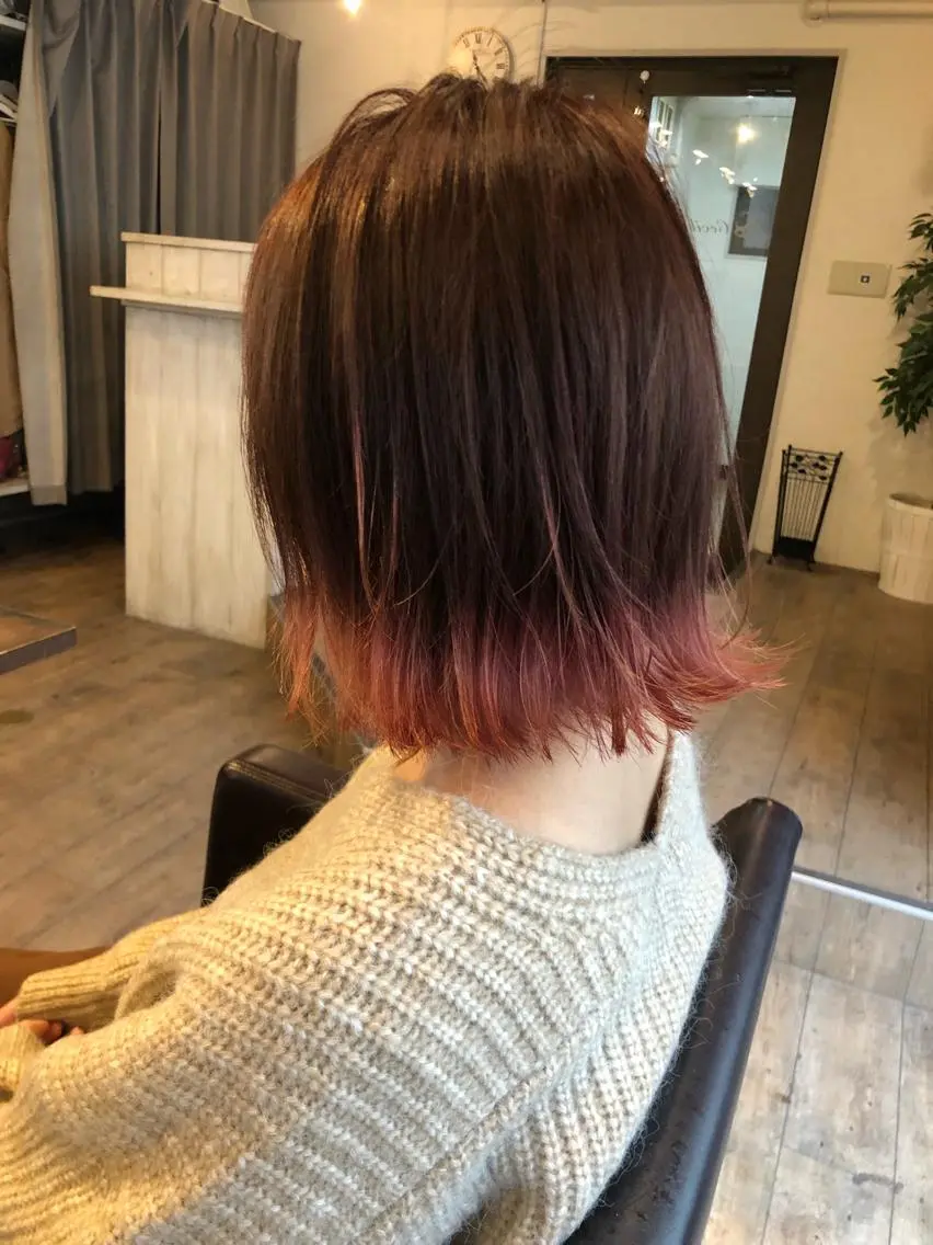 ショート カラー ピンクカラー 美髪・艶髪特化美容師 RYOJIのヘアスタイル