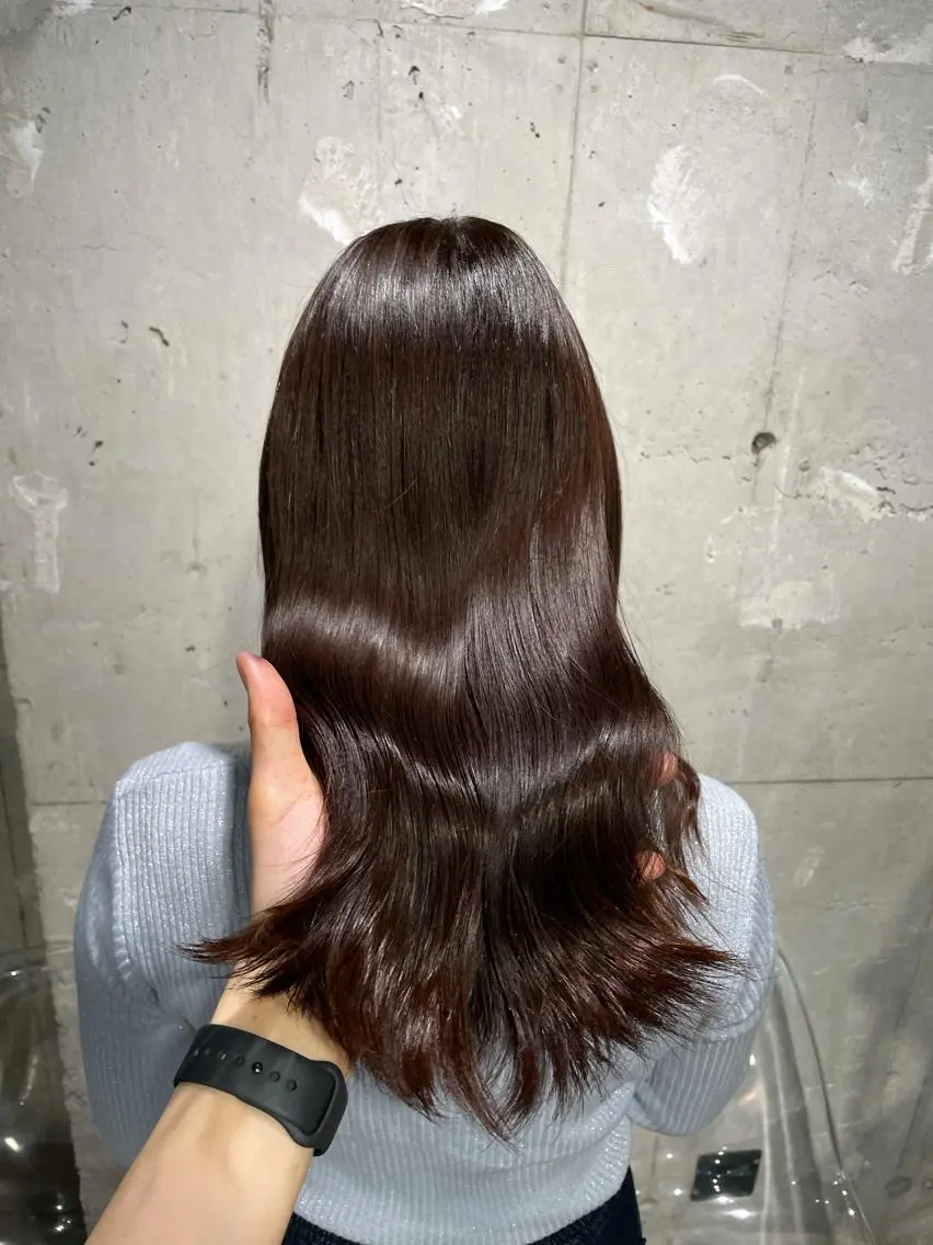 ロング カラー ヘアカラー ヘッドスパ ヘアセット ベージュカラー💖 やすひろのヘアスタイル