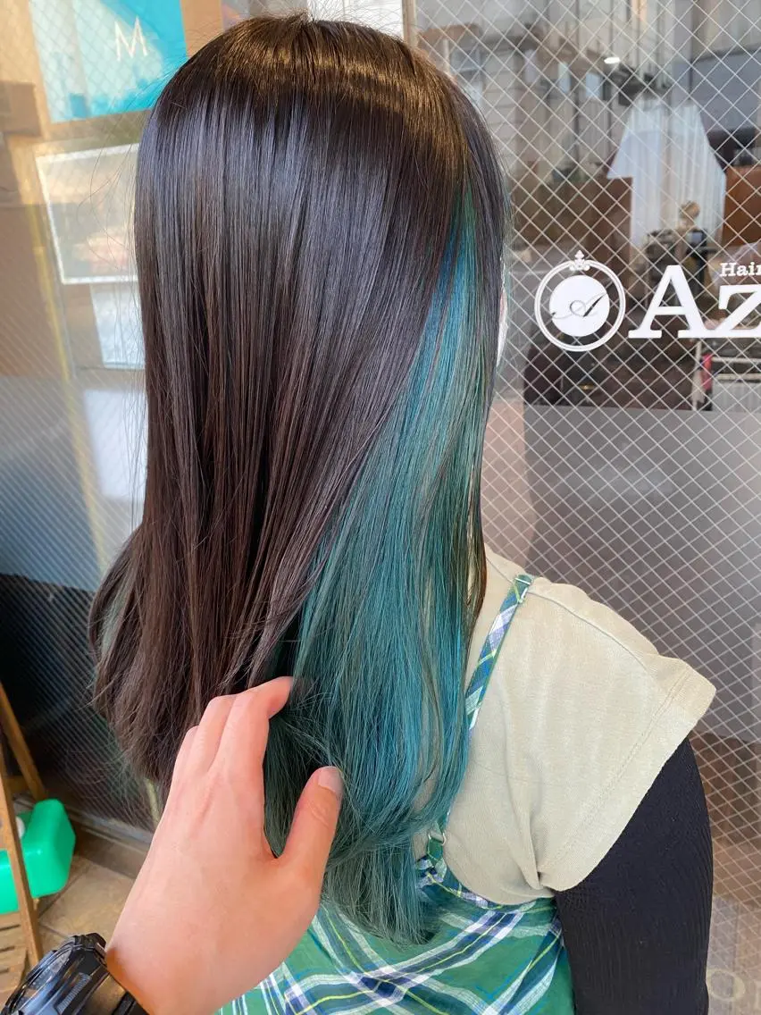 ロング カラー カット ヘアカラー トリートメント 美髪 カラーリストのヘアスタイル
