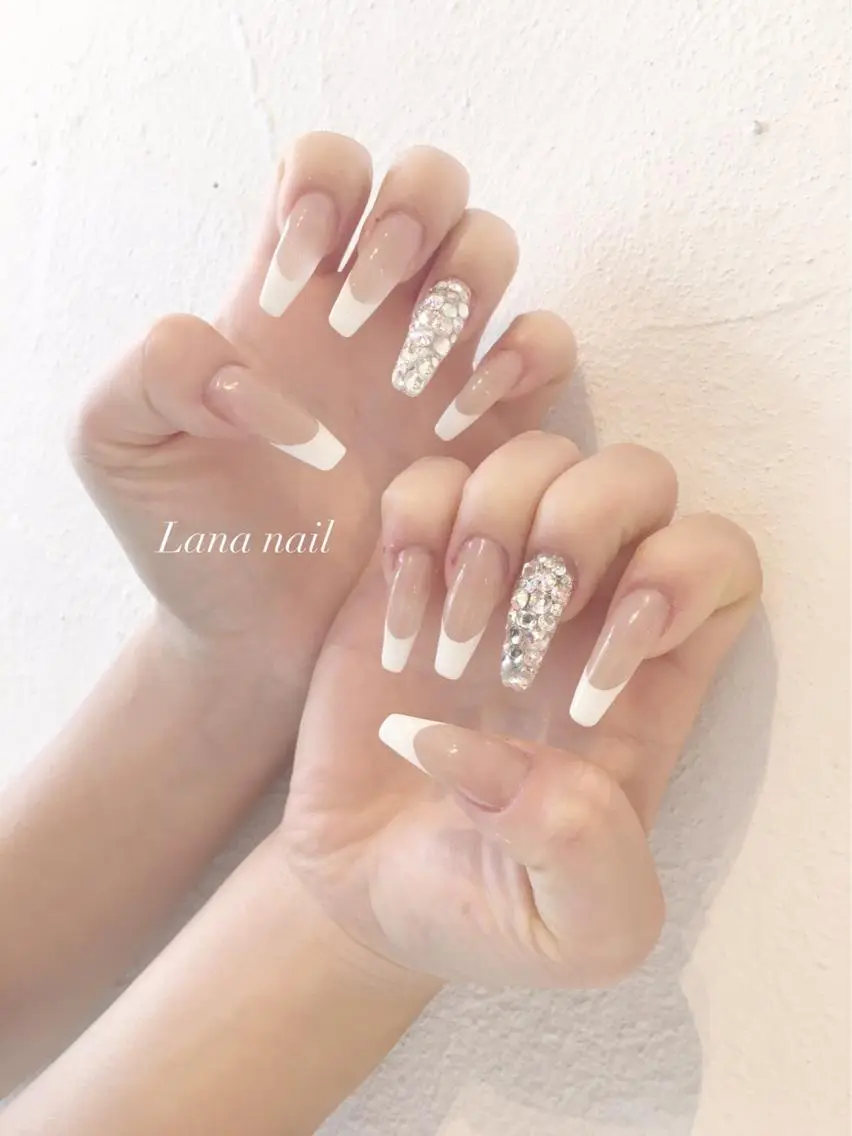ネイル フレンチネイル ハンドネイル Lana nailのネイルデザイン
