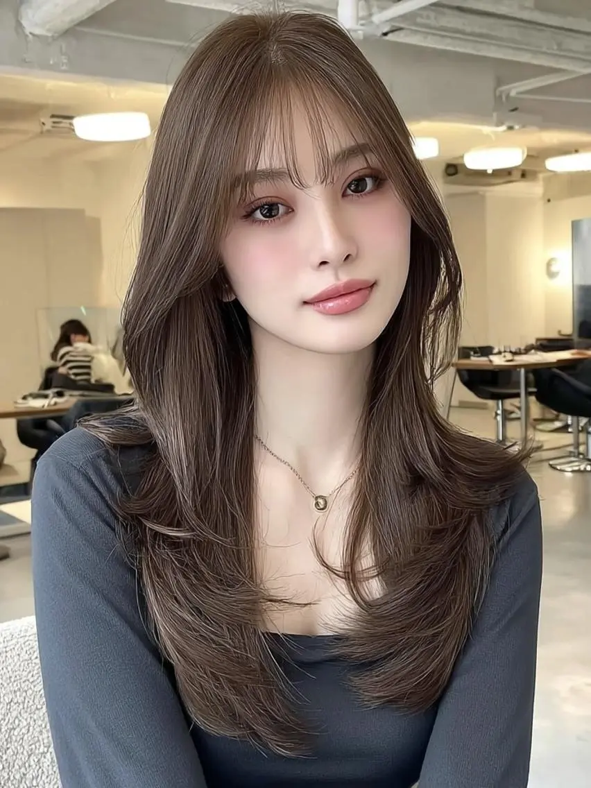 セミロング ボブ 外国人風カラー カット ヘアカラー トリートメント 🎀透明感カラー/ yuka🎀のヘアスタイル