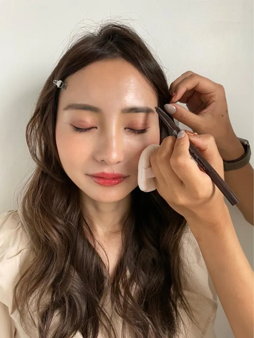 アイブロウ ワックス脱毛 奥村 心優のマツエク・マツパデザイン