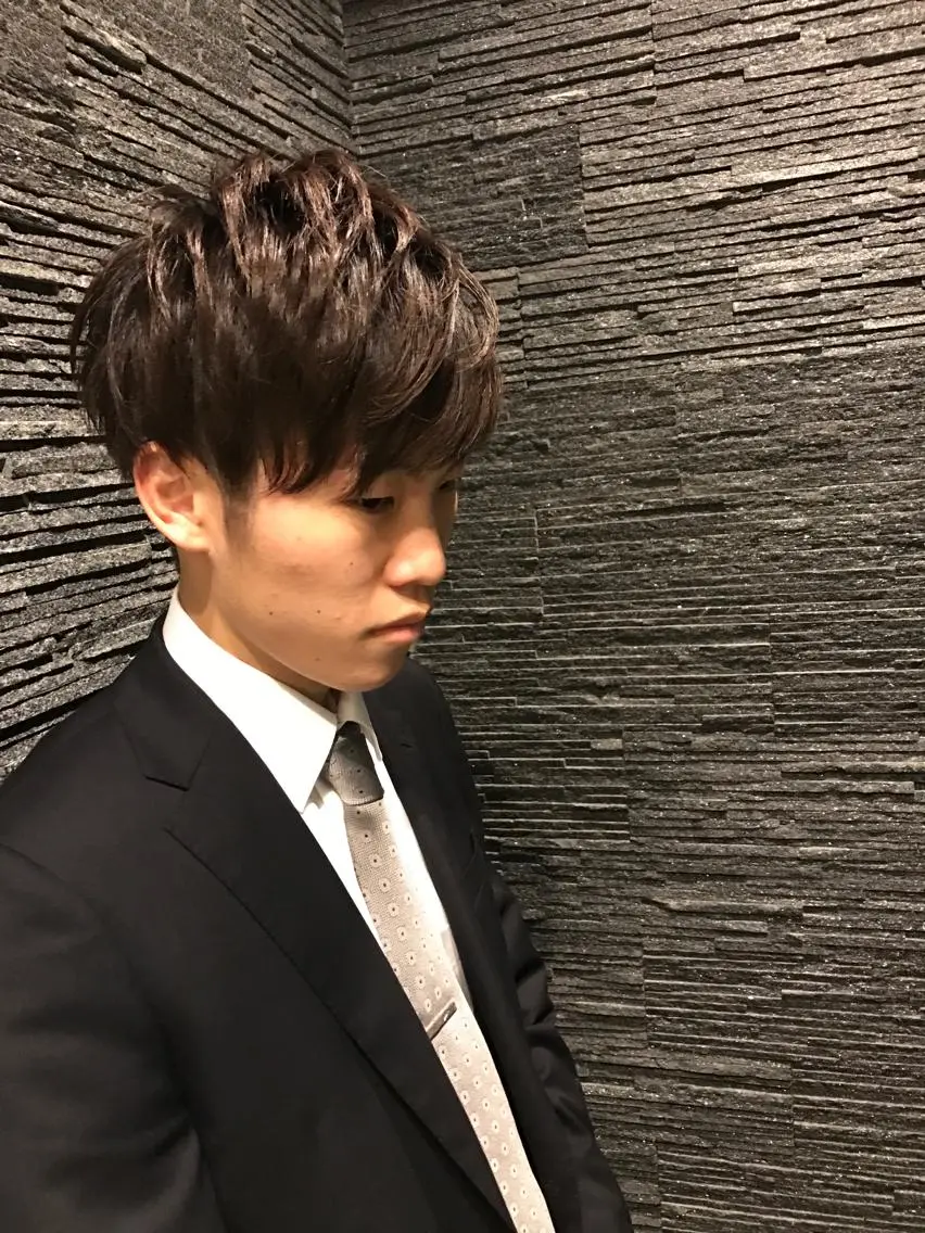 ミディアム メンズ 横田 大和のヘアスタイル