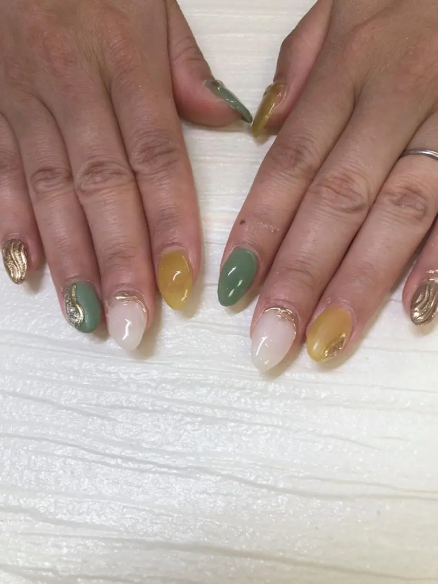 ネイル 香芝市ネイルサロン nico nailのネイルデザイン