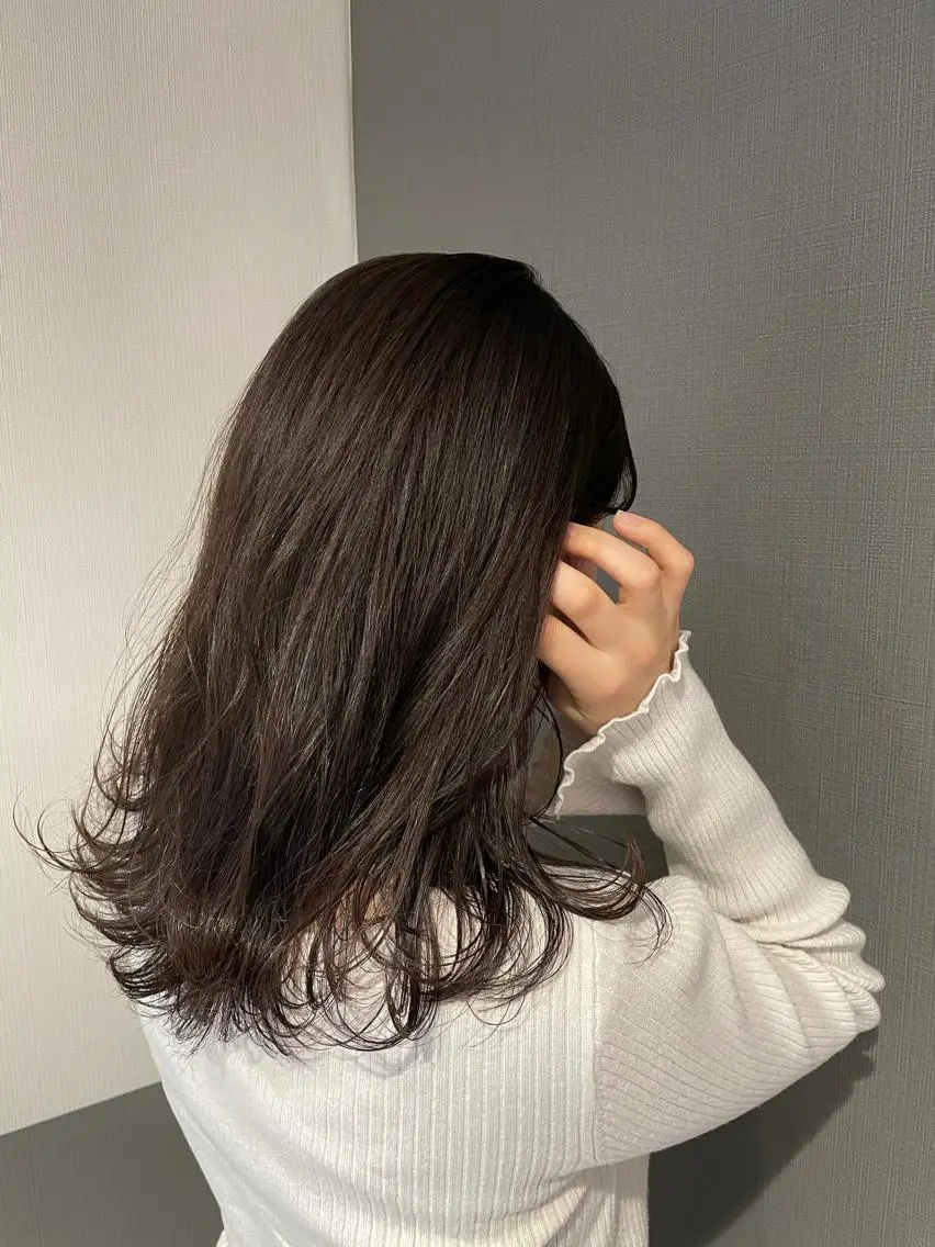 ミディアム カット パーマ ヘッドスパ EMANON 吉祥寺北口のヘアスタイル