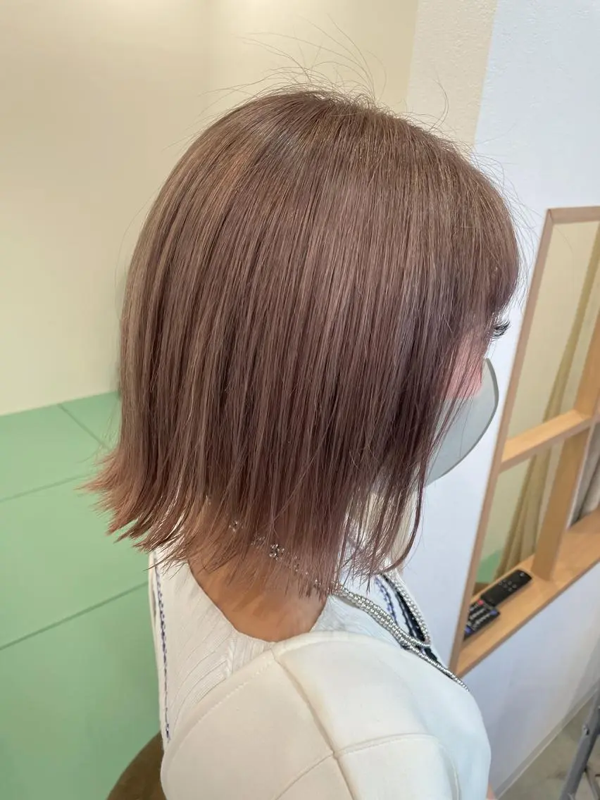 カラー ベージュカラー ミルクティーベージュ 堀田 将輝のヘアスタイル