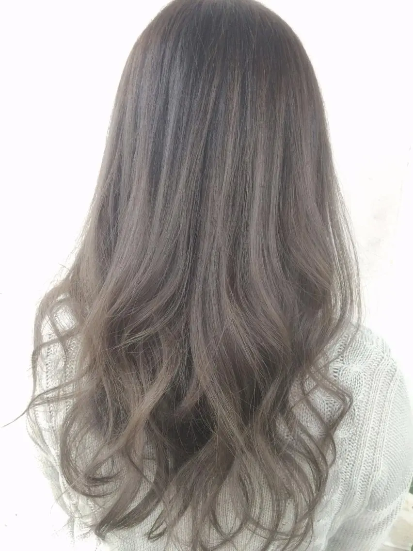 ミディアム セミロング ロング カラー パーマ ヘアアレンジ 透明感カラー グラデーションカラー グレージュ ヘアカラー トリートメント 縮毛矯正/美髪 髪質改善/石田幸輔のヘアスタイル