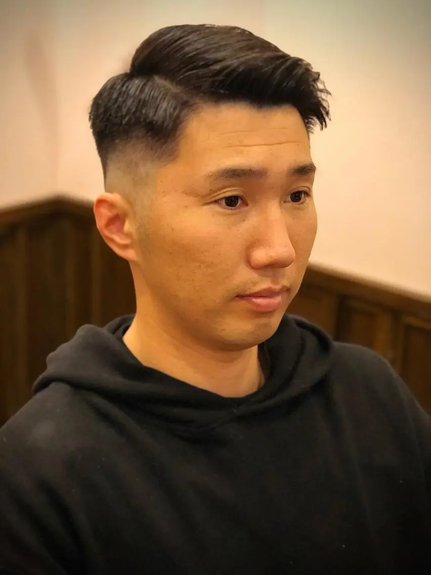 ショート メンズ バーバーショップ 新宿のヘアスタイル