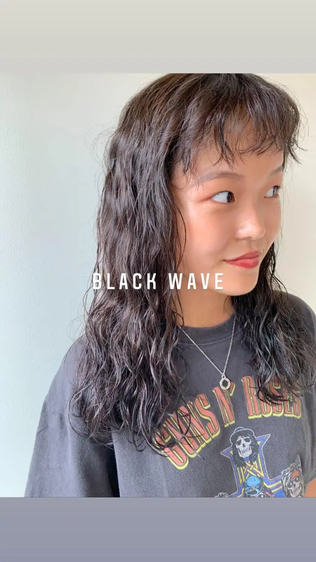 セミロング カラー パーマ AR.MARA サトウヒカルのヘアスタイル