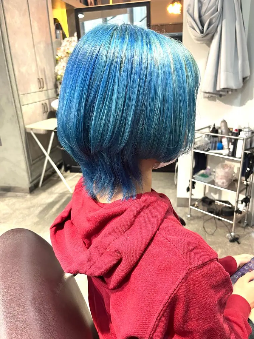 ショート カラー ヘアカラー トリートメント ヘアセット 🎀透明感 カラー🎀ミズキのヘアスタイル