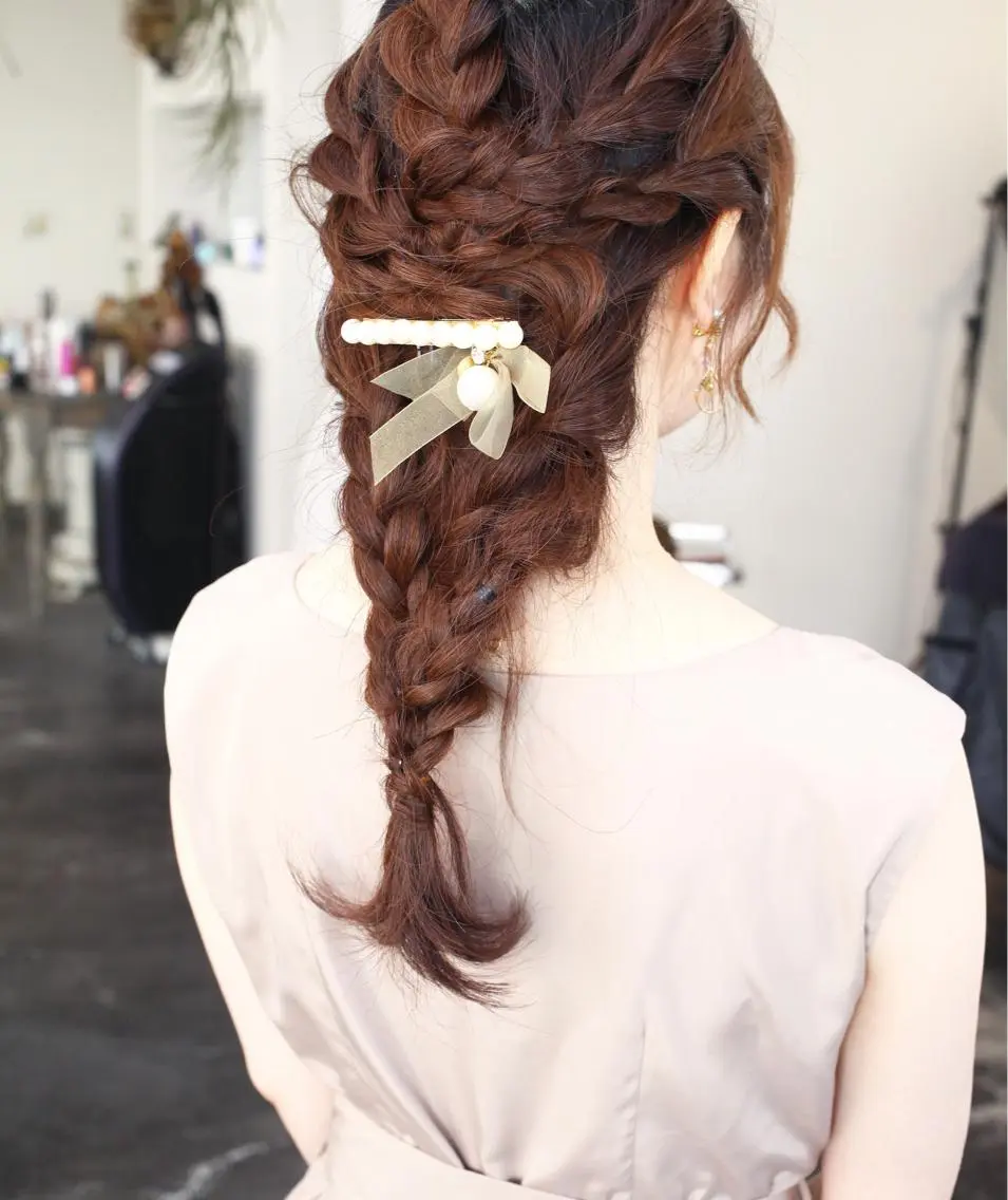 セミロング カラー ヘアアレンジ アッシュ グラデーションカラー ハイライトカラー ハイライト Mariana/ 鶴原-ハイライトのヘアスタイル