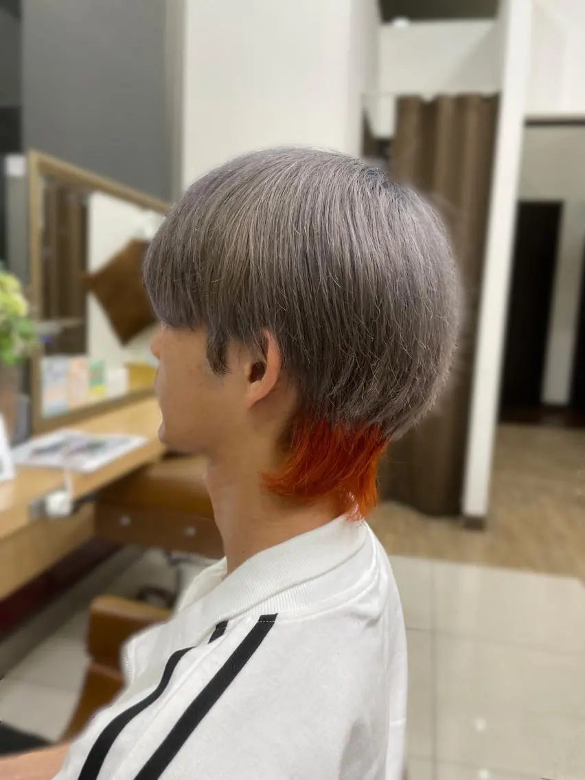 カラー メンズ カット ヘアカラー 💫カットパーマ💫 伊原虎太郎のヘアスタイル