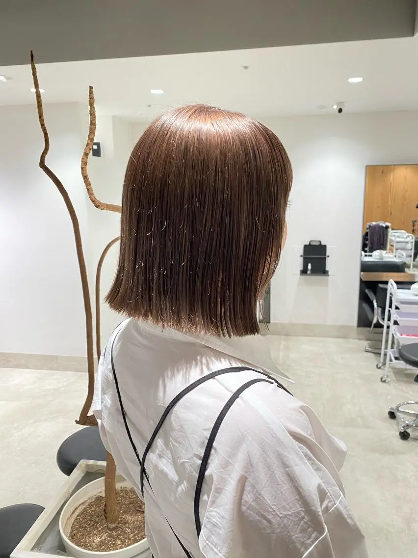 ミディアム カラー ヘアカラー stylist トモヤのヘアスタイル