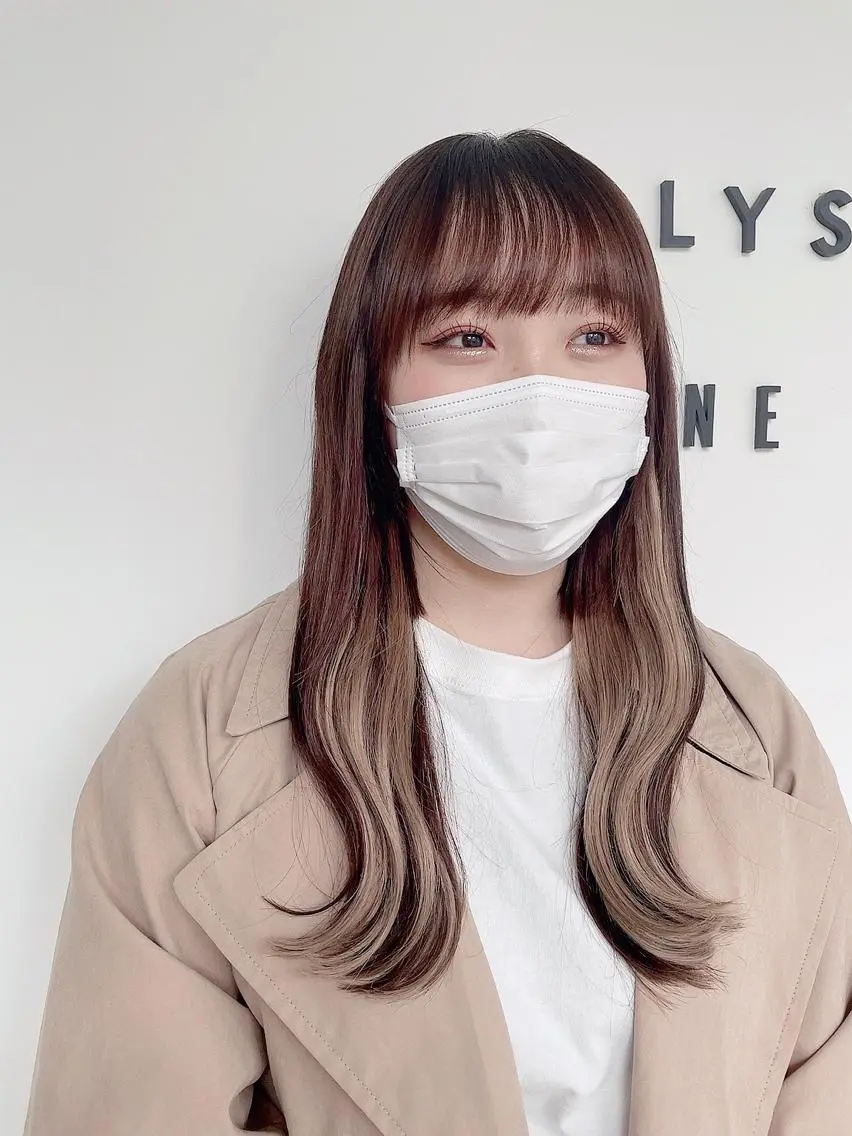 ロング カラー ヘアアレンジ 寺西 恵🪡🤍のヘアスタイル