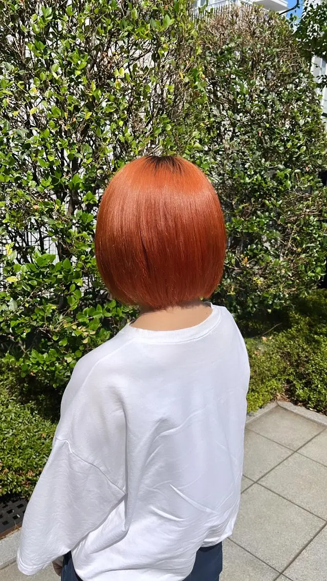 ショート カラー ヘアアレンジ ヘアカラー トリートメント ヘアセット 🩶【推しハイトーン 】yuzu🩶のヘアスタイル