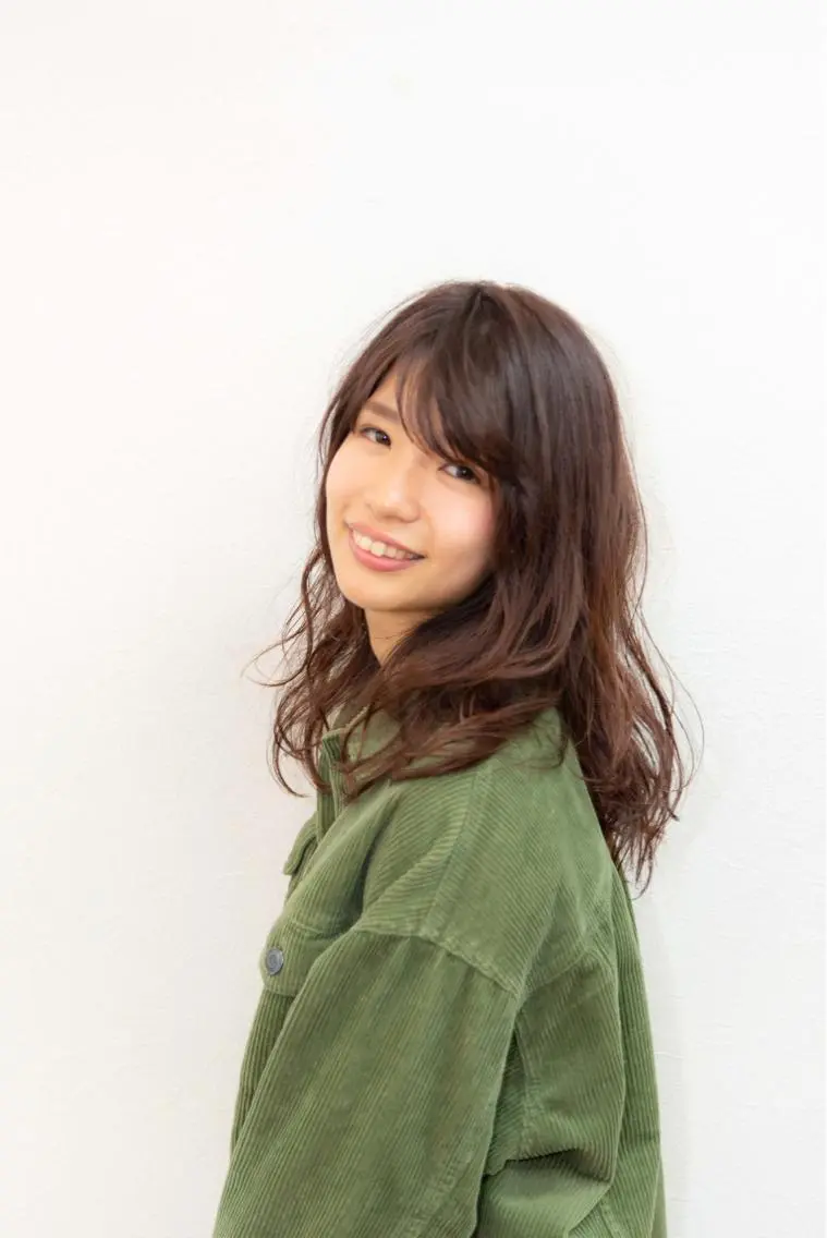 セミロング カラー アッシュ ボルドーカラー 似合わせカット a.Pecslap/ TERUのその他イメージ