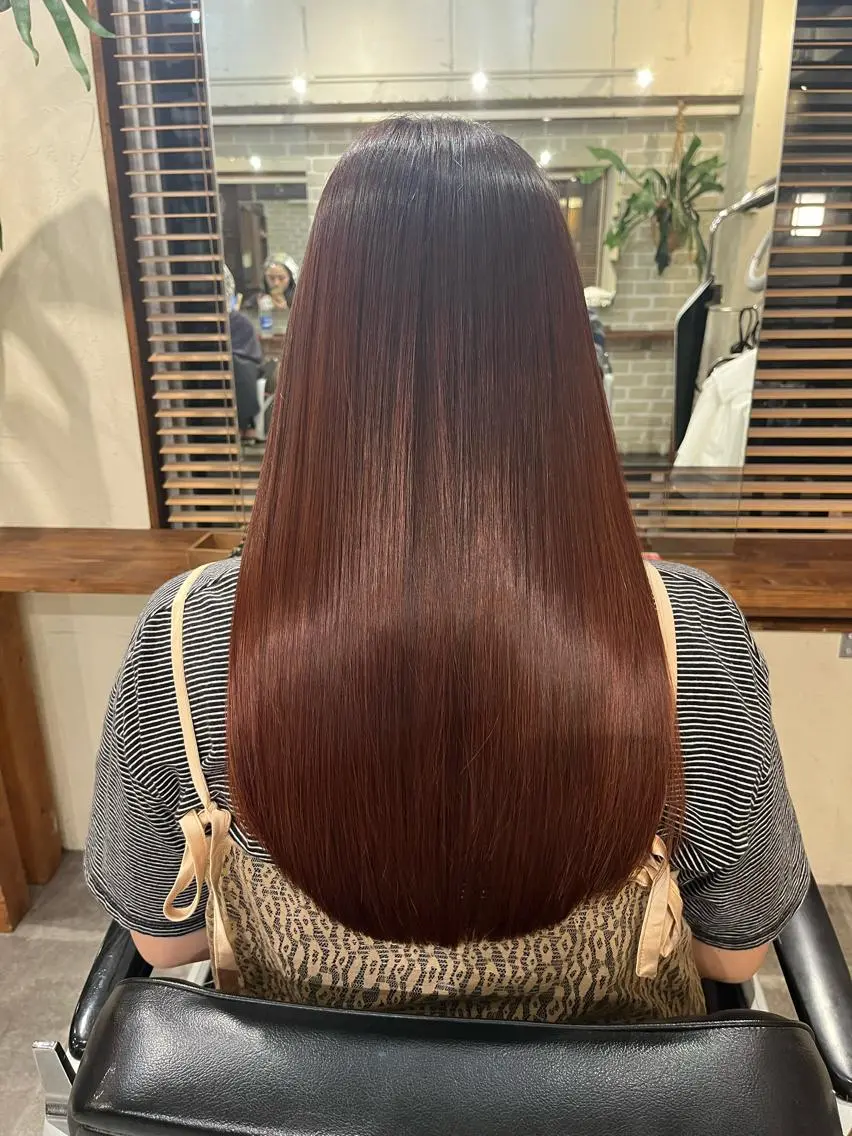 セミロング ヘアカラー トリートメント 【髪質改善特化･ 福田航洋】のヘアスタイル