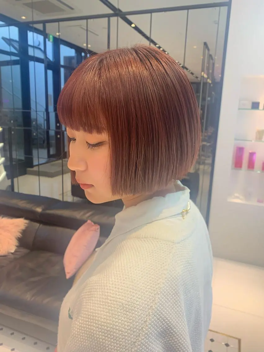 🎀透明感カラー 韓国ヘア🎀mahoのヘアスタイル