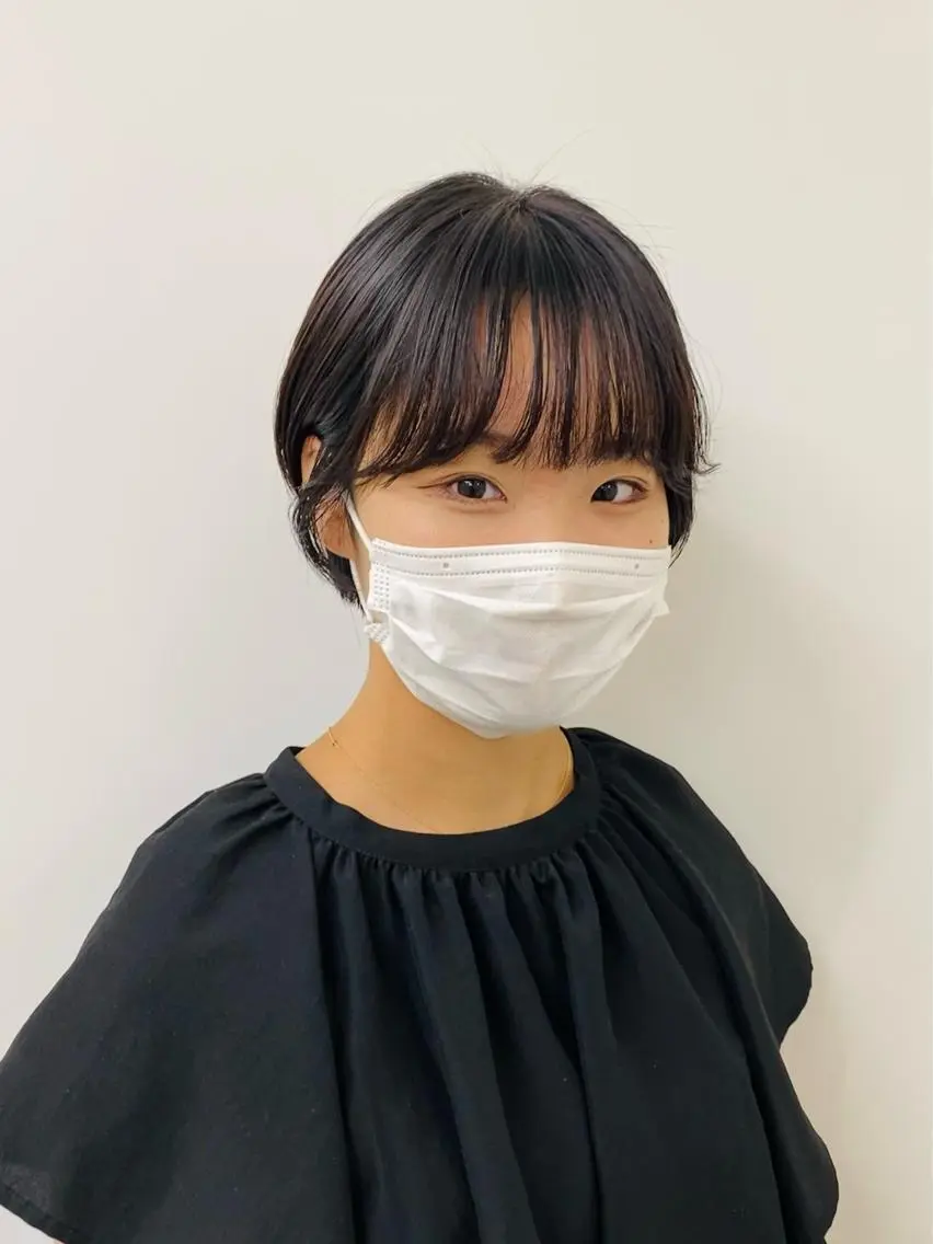 ショート ショートヘア サトウ リョウのヘアスタイル