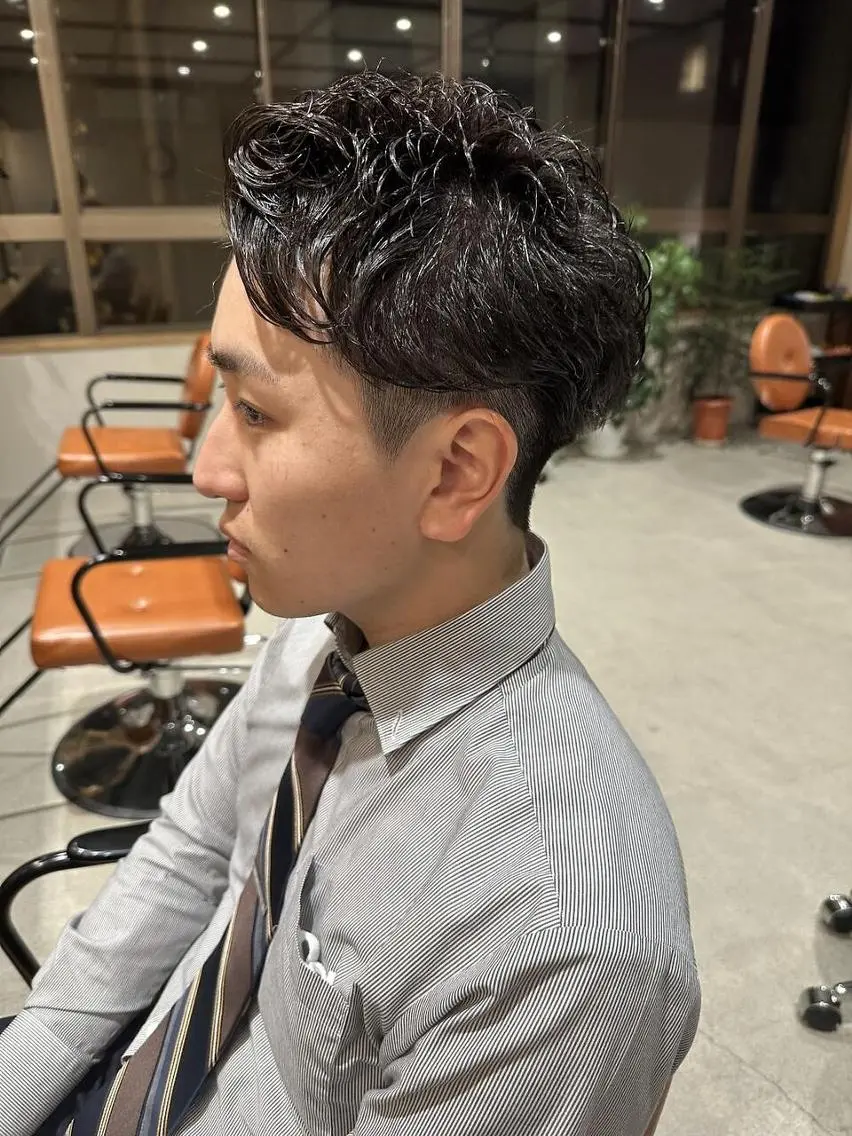 メンズ カット パーマ eiji ／ waltのヘアスタイル