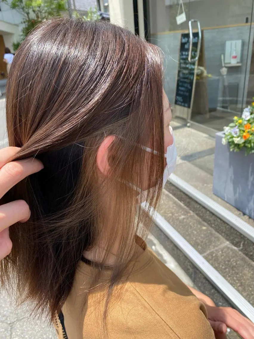 セミロング Kanari Ryuのヘアスタイル