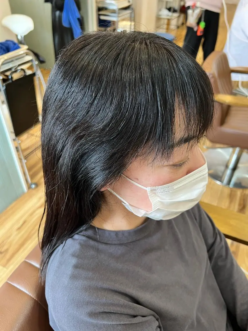 ミディアム カラー カット ヘアカラー 🐰ハイトーンカラー 畠山 渡🐰のヘアスタイル