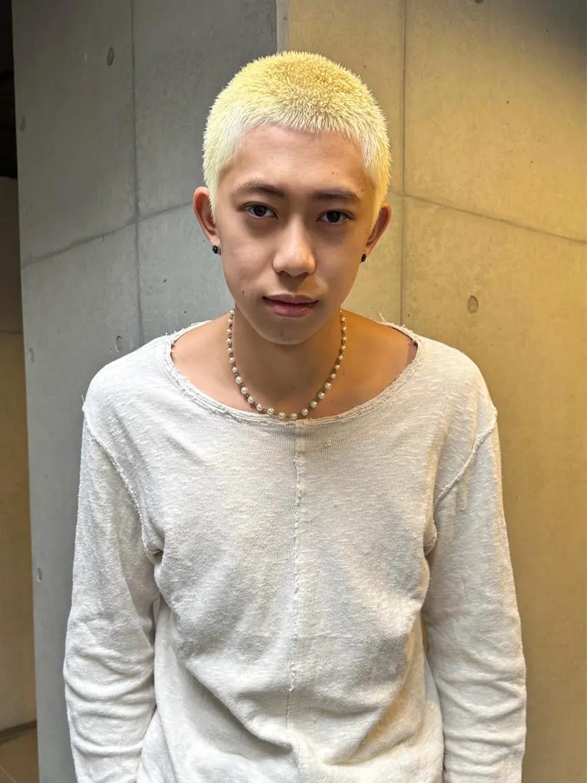 ショート メンズ カット ヘアカラー トリートメント 似合わせウルフ/ レイヤー/山本祐輔のヘアスタイル