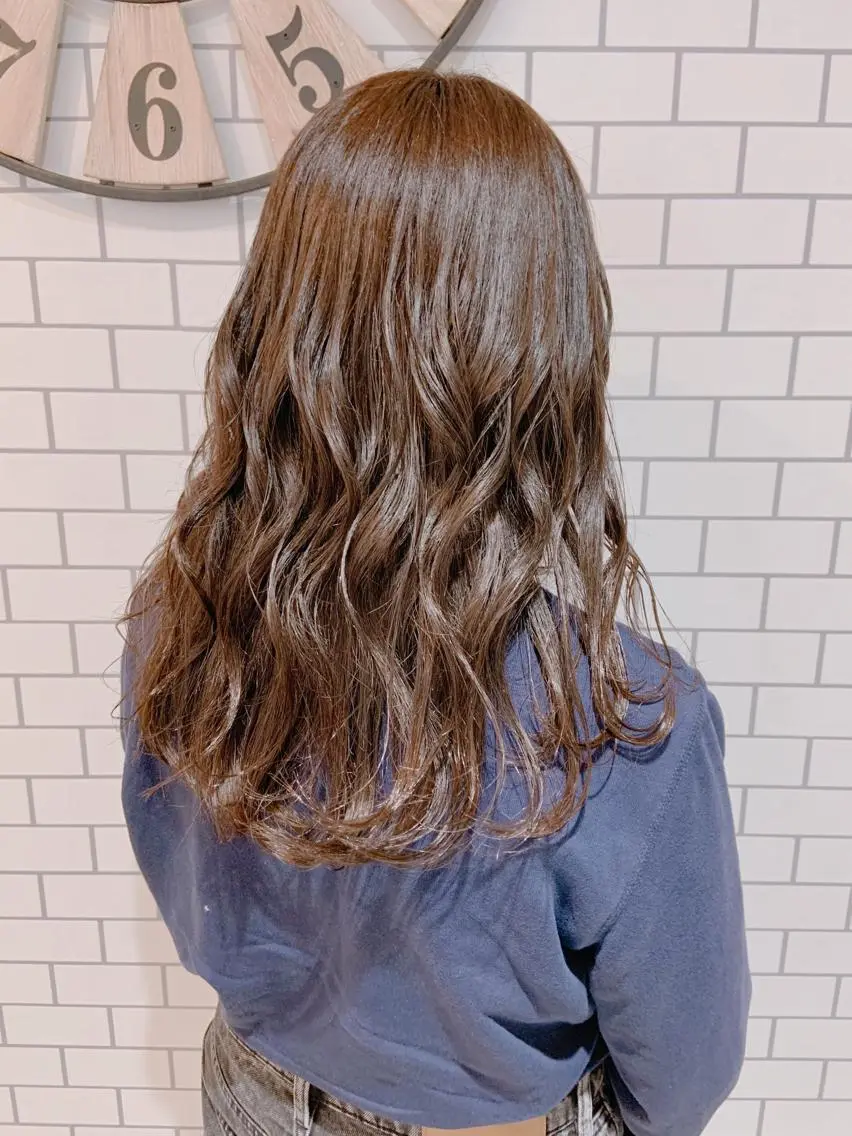 ロング カラー ヘアアレンジ 韓国hair🦋 Nanaのヘアスタイル