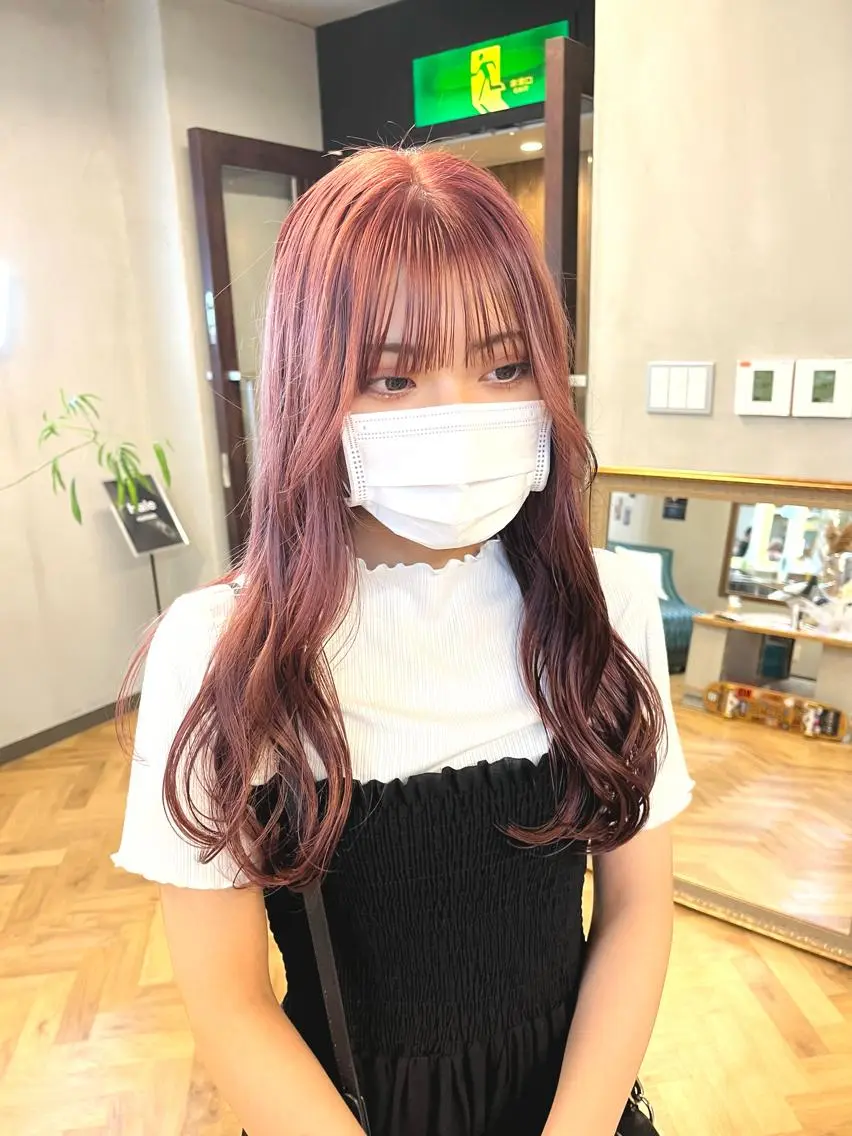 ロング カラー ena/ブリーチなし 透明感・レイヤー🎀のヘアスタイル