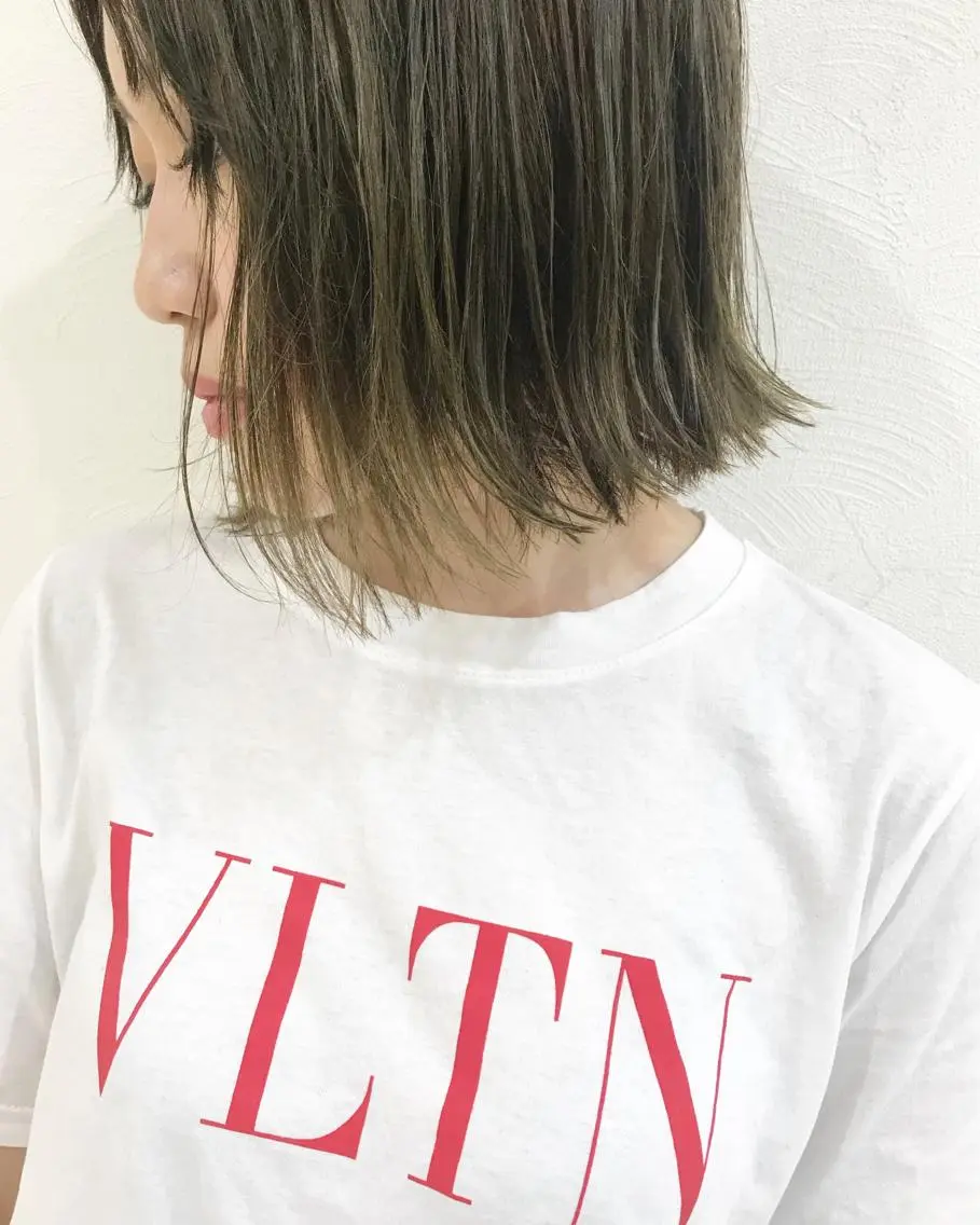 ショート 切りっぱなしボブ ボブ Life salon SAKURAのヘアスタイル