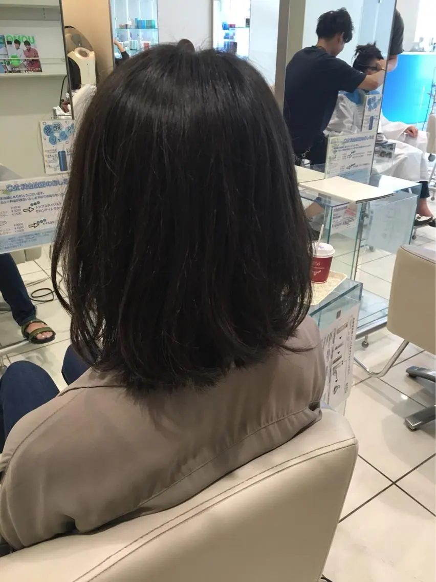 ショート カラー パーマ ヘアアレンジ メンズ キッズ ネイル マツエク・マツパ カット ヘアカラー トリートメント EnBlesS西宮 マンツーマン神道有基のヘアスタイル