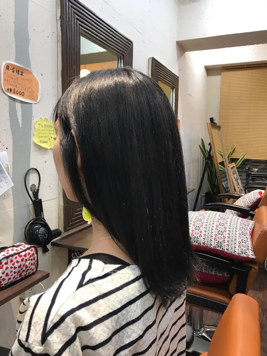 ミディアム 木村 瞬のヘアスタイル