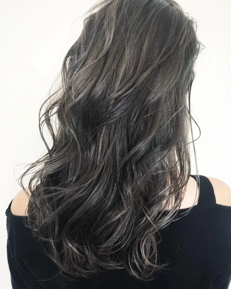 セミロング カラー 髪質改善サロン ARCHE野瀬冬馬のヘアスタイル