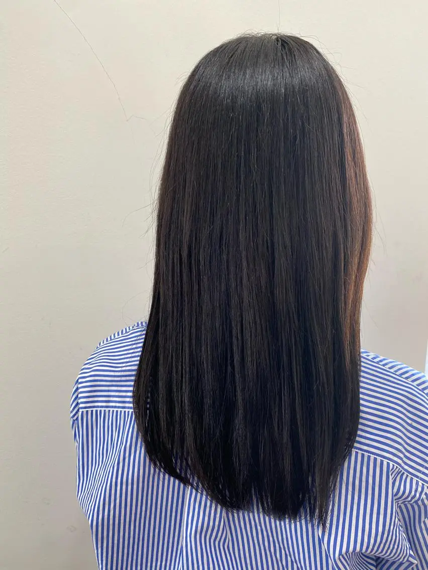 ロング カラー パーマ カット 縮毛矯正 Kazaoka Saraのヘアスタイル