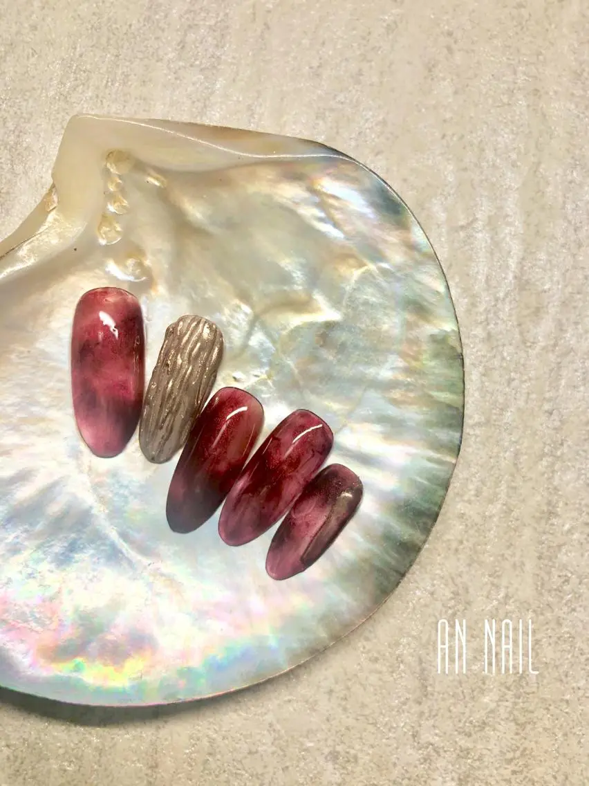 ネイル フットネイル ニュアンスネイル スカルプネイル AN Nailのネイルデザイン