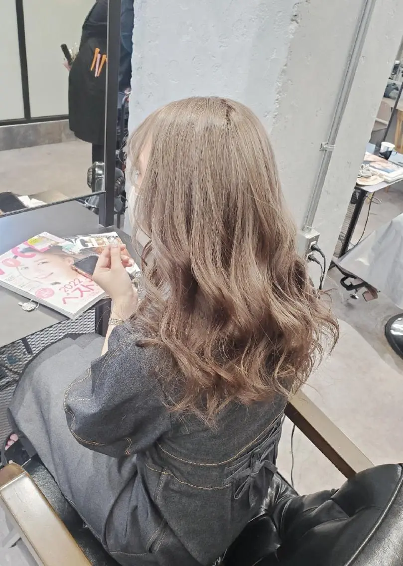 ロング カット ヘアカラー トリートメント ✨本日空きあります✨ 遠田コウヘイ🌟のヘアスタイル